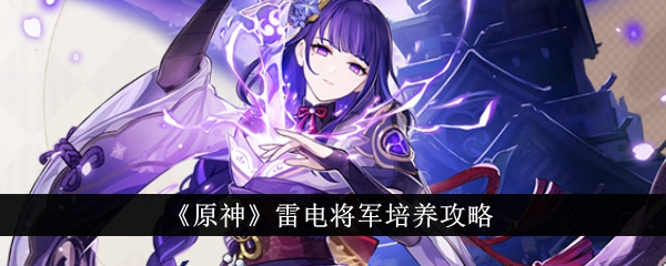 原神雷电将军培养攻略，角色分析、技能及武器推荐全解析