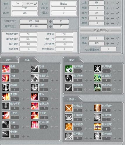 奇迹世界2狂战士加点