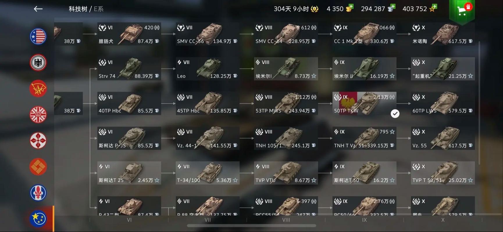 坦克世界战斗力