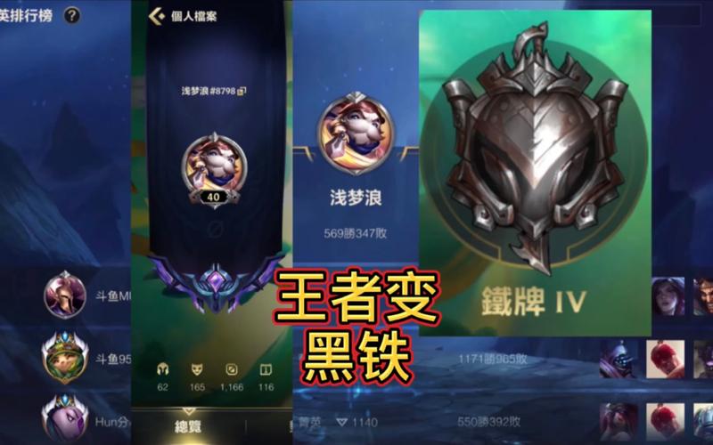 LOL手游段位级别图