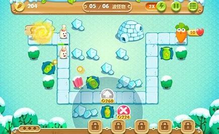 保卫萝卜4白萝卜传奇18关攻略