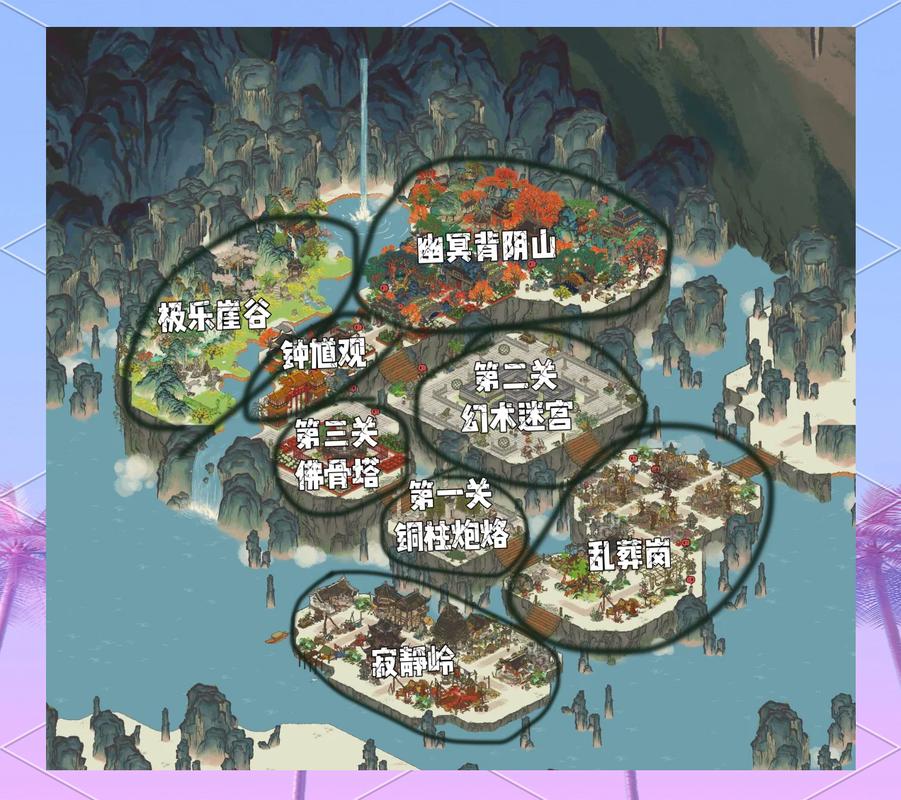 鬼谷八荒地图