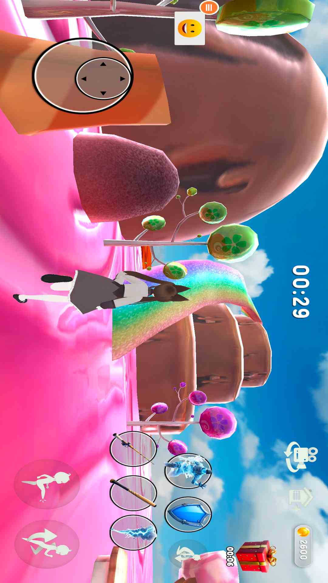 动漫女孩跑步腾讯版游戏截图