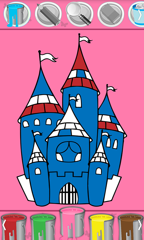 小公主苏菲亚爱画画游戏截图