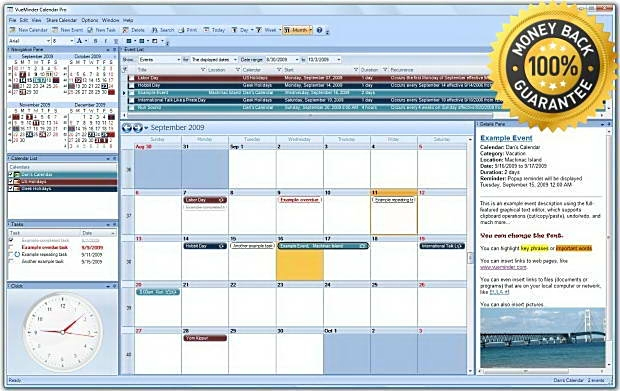 VueMinderCalendarLite电脑版下载介绍图